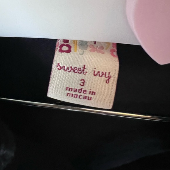 3T Sweet Ivy Black half sweater - Picture 3 of 4